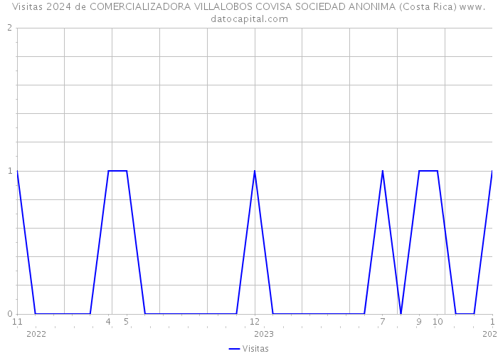 Visitas 2024 de COMERCIALIZADORA VILLALOBOS COVISA SOCIEDAD ANONIMA (Costa Rica) 