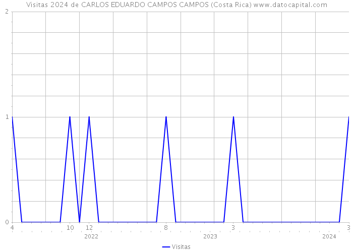 Visitas 2024 de CARLOS EDUARDO CAMPOS CAMPOS (Costa Rica) 