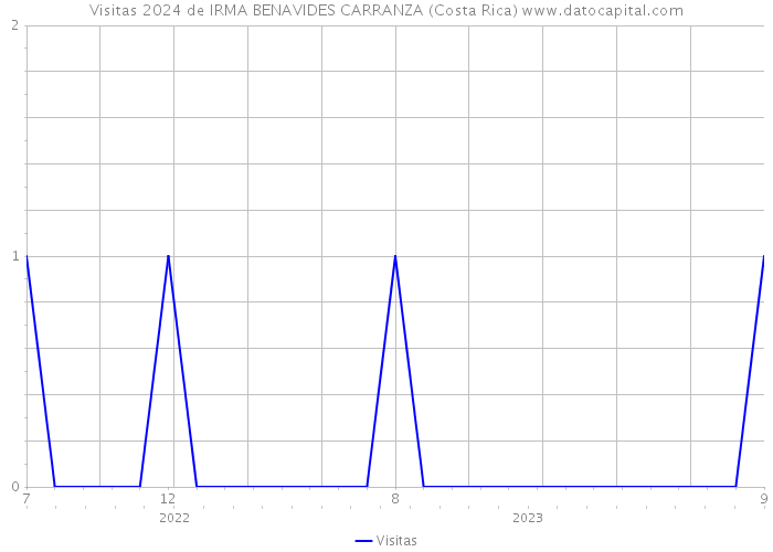 Visitas 2024 de IRMA BENAVIDES CARRANZA (Costa Rica) 