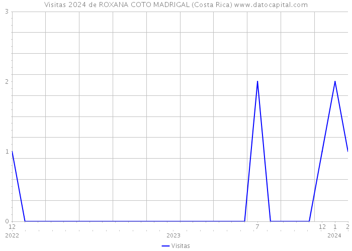 Visitas 2024 de ROXANA COTO MADRIGAL (Costa Rica) 