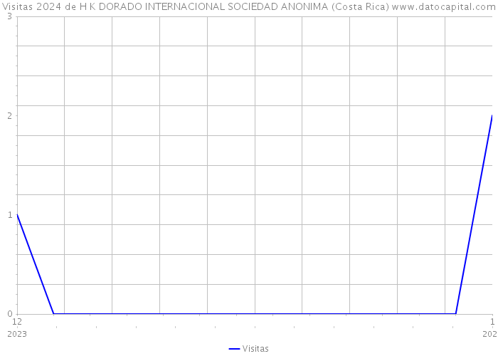 Visitas 2024 de H K DORADO INTERNACIONAL SOCIEDAD ANONIMA (Costa Rica) 