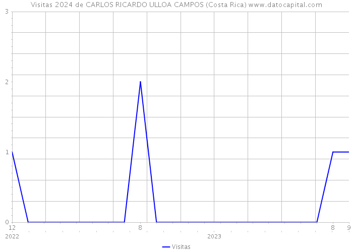Visitas 2024 de CARLOS RICARDO ULLOA CAMPOS (Costa Rica) 