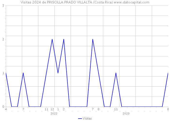 Visitas 2024 de PRISCILLA PRADO VILLALTA (Costa Rica) 