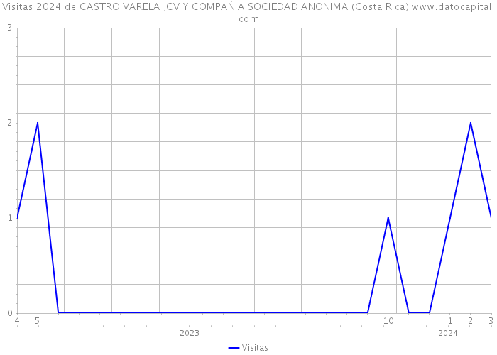 Visitas 2024 de CASTRO VARELA JCV Y COMPAŃIA SOCIEDAD ANONIMA (Costa Rica) 