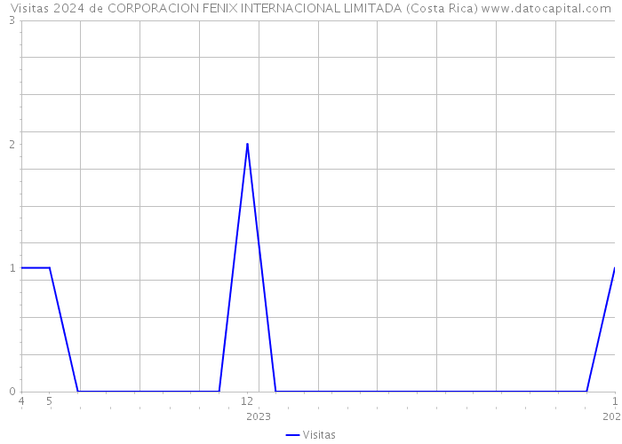 Visitas 2024 de CORPORACION FENIX INTERNACIONAL LIMITADA (Costa Rica) 