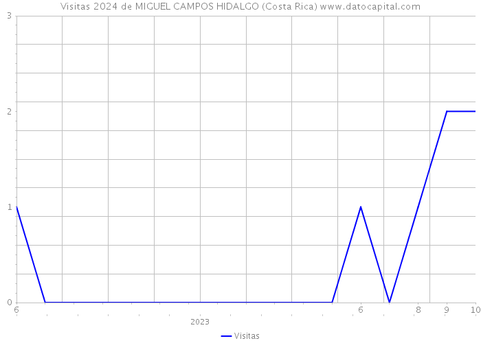 Visitas 2024 de MIGUEL CAMPOS HIDALGO (Costa Rica) 