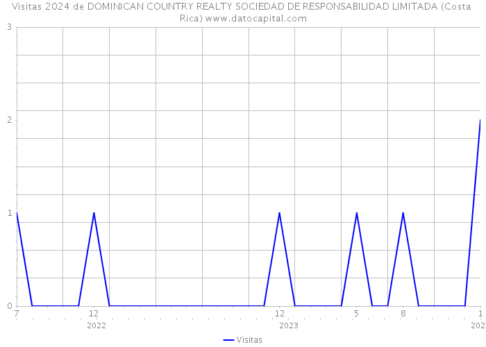 Visitas 2024 de DOMINICAN COUNTRY REALTY SOCIEDAD DE RESPONSABILIDAD LIMITADA (Costa Rica) 