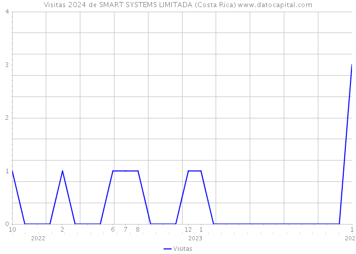 Visitas 2024 de SMART SYSTEMS LIMITADA (Costa Rica) 