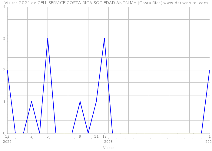 Visitas 2024 de CELL SERVICE COSTA RICA SOCIEDAD ANONIMA (Costa Rica) 