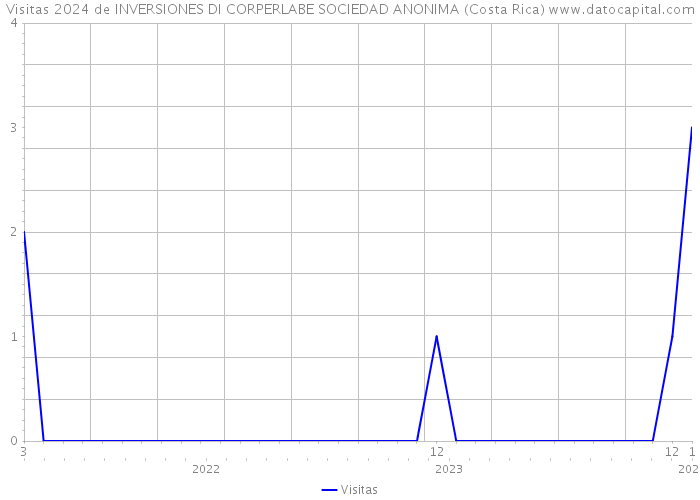 Visitas 2024 de INVERSIONES DI CORPERLABE SOCIEDAD ANONIMA (Costa Rica) 