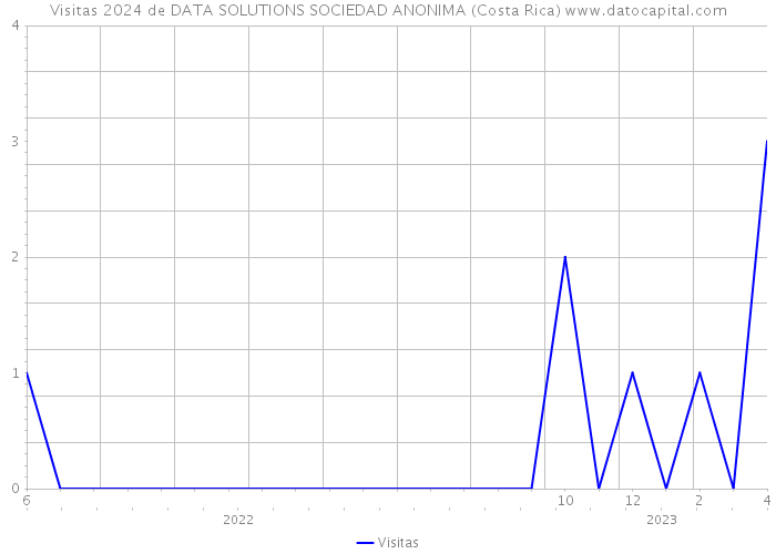 Visitas 2024 de DATA SOLUTIONS SOCIEDAD ANONIMA (Costa Rica) 