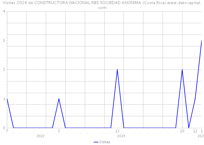 Visitas 2024 de CONSTRUCTORA NACIONAL RBS SOCIEDAD ANONIMA (Costa Rica) 